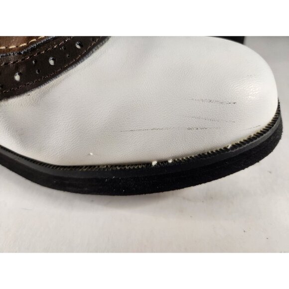 Brooks White And Brown Men Golf Shoe Size 10 Used - Picture 3 of 10